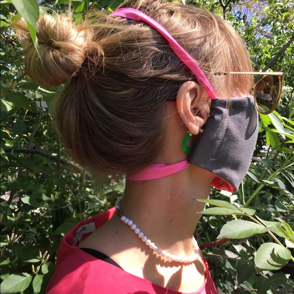 Fabric Face  Mask - Blue washable - Picture 6 of 6